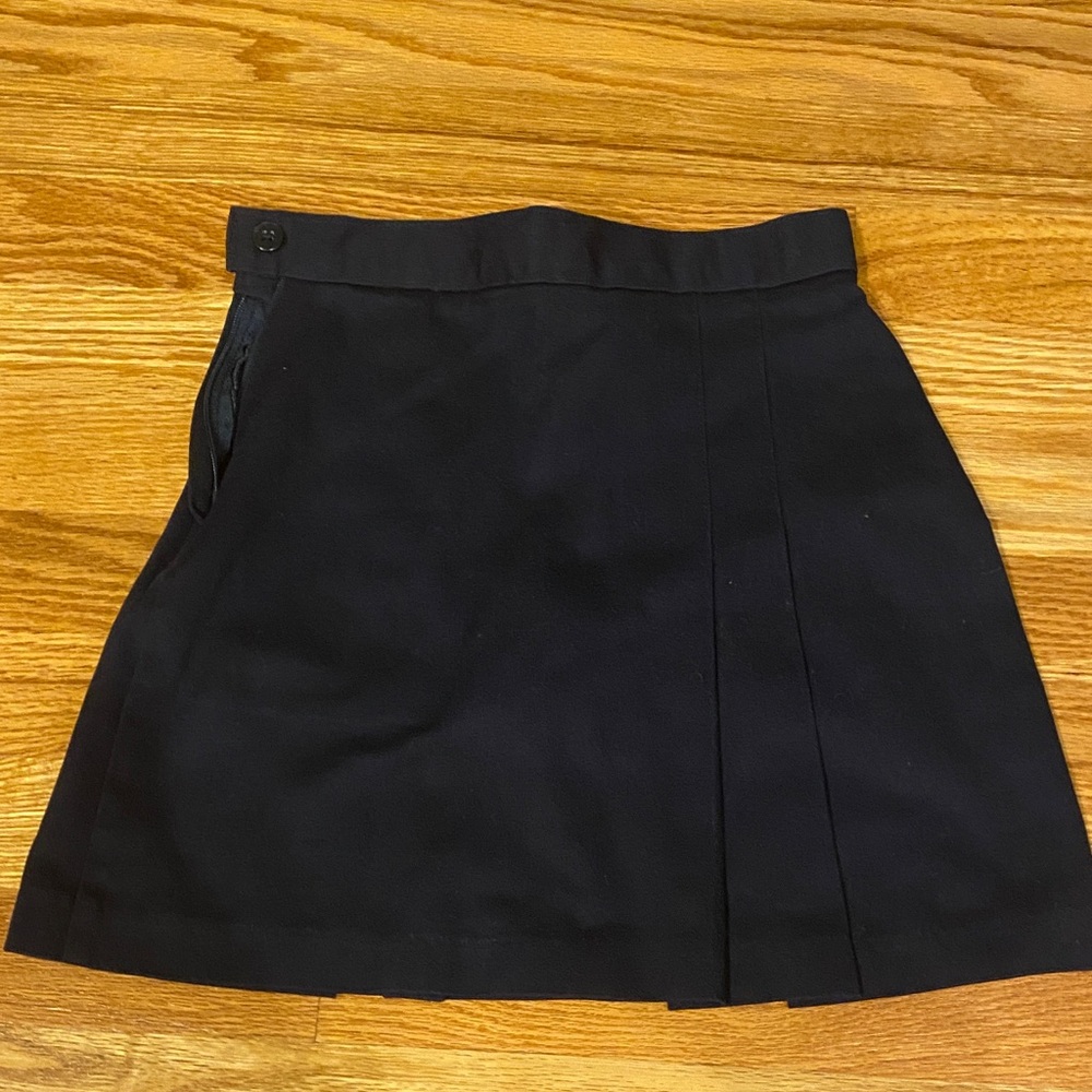 Navy blue uniform skirt